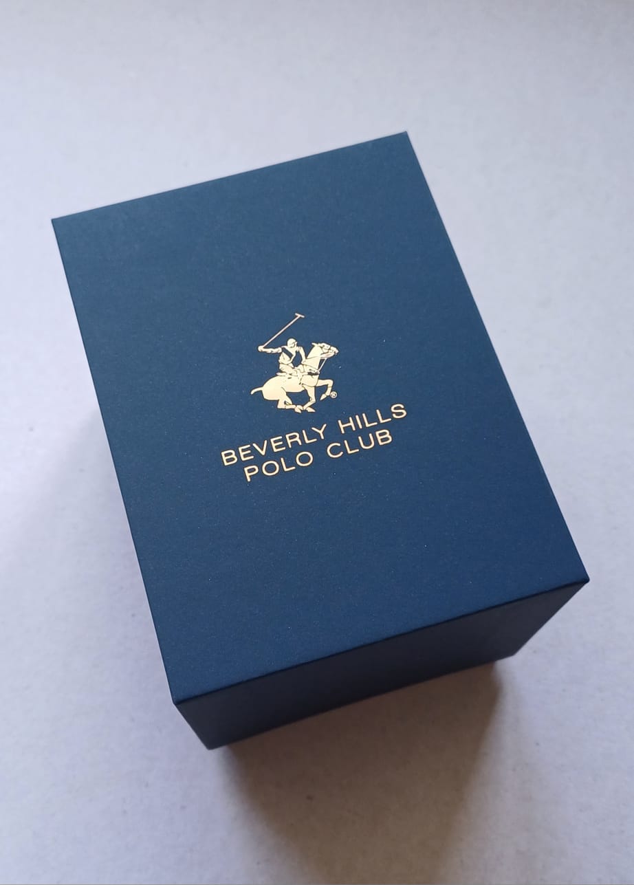 Beverly Hills Polo Club Mother Pearl Gold Date Watch – BP3592C.120