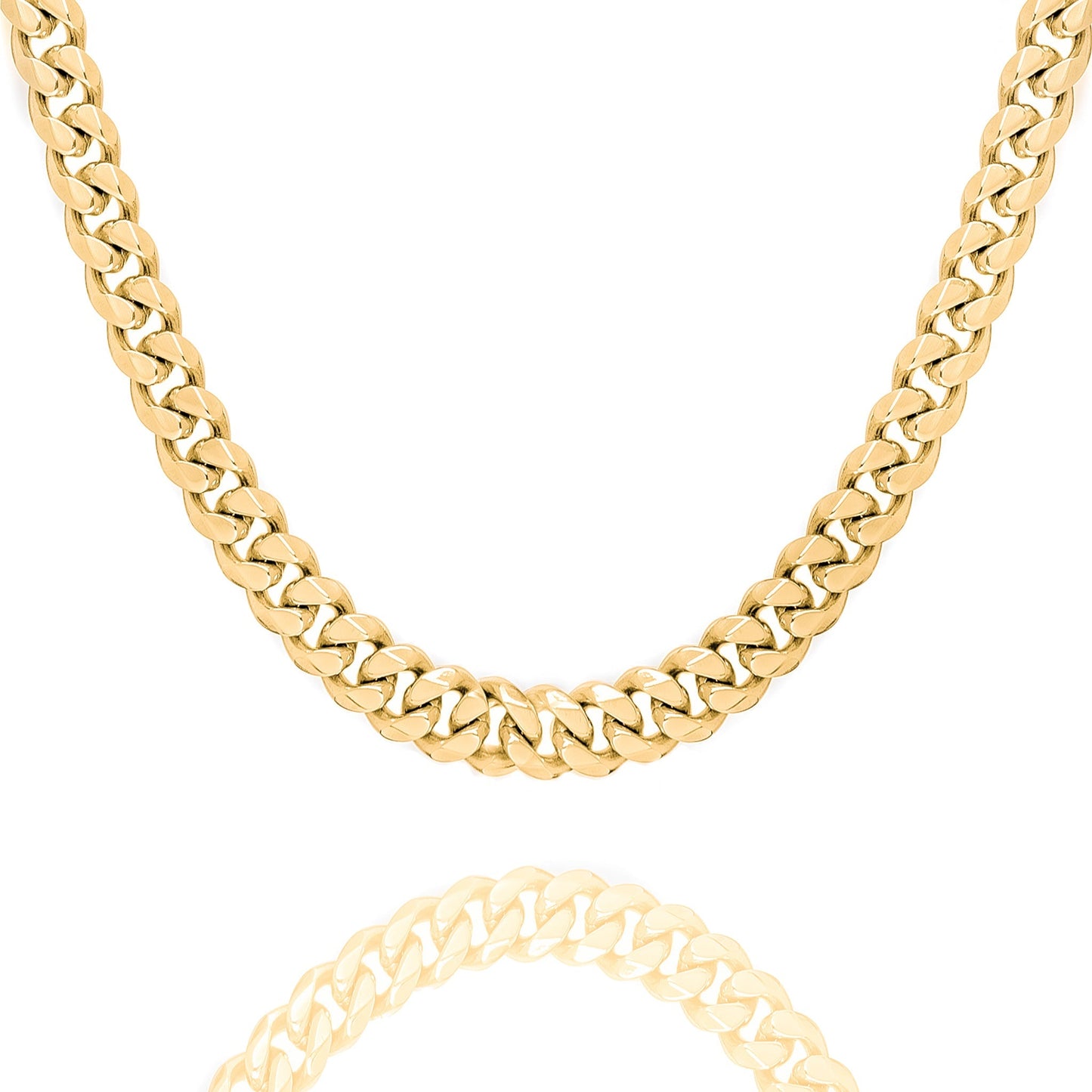 Big Daddy 10MM Cuban Link 18K Gold Chain