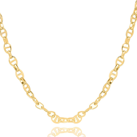Big Daddy 8MM Gold Mariner Link Chain