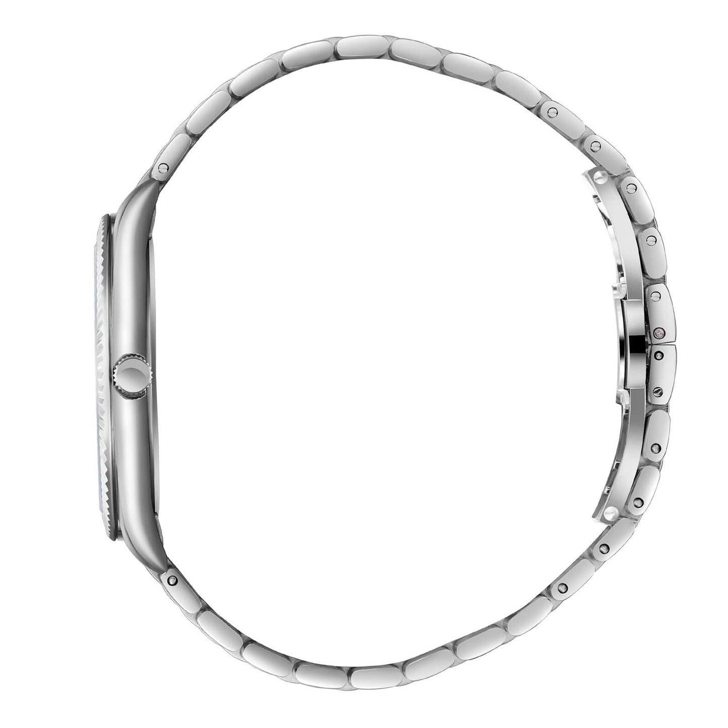 Beverly Hills Polo Club Slim Tech 5 All Silver Watch - BP3830X.330