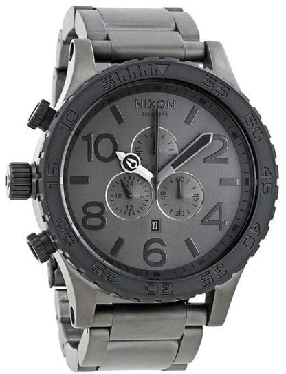 Nixon 51-30 Chronograph Gunmetal Dial Men's Watch A083-1062