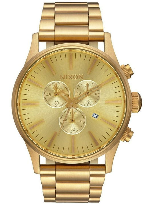 Nixon Sentry Chrono Gold Men's Watch A386-502